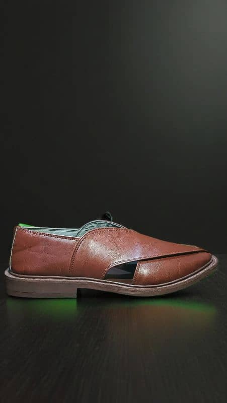 Handcrafted Peshawari Chappals For Men and Boys. 10