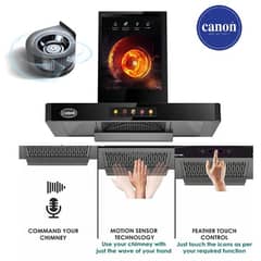 Canon Voice, Sensor, Touch Hood with Auto Cleaning