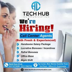 Call Centre job for Male and Female