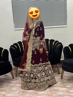 Velvet Bridal Lehanga