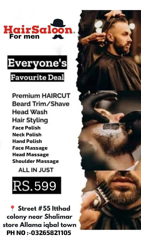 hair salon for men 0