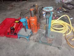 All the equipment for Tyre puncture shop