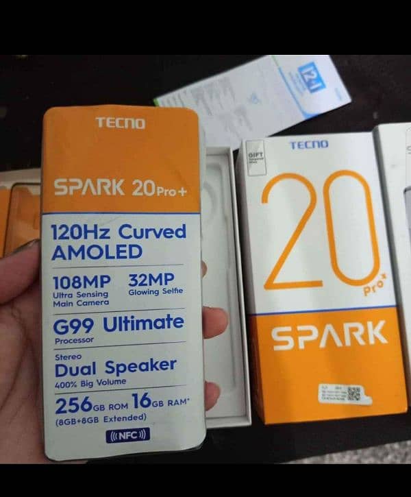 Tecno Spark 20 pro plus 16/256 3