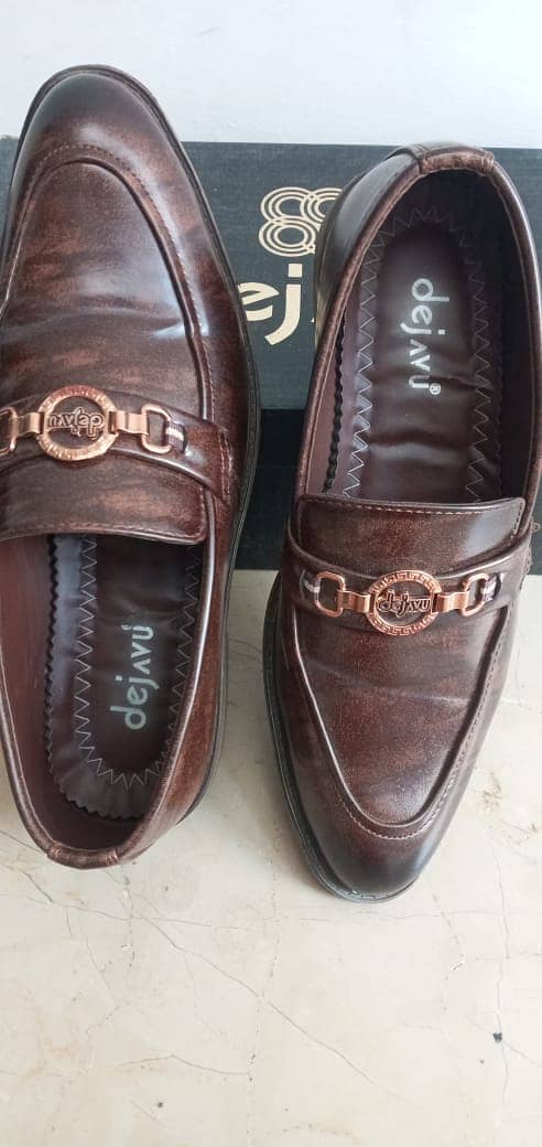 Dark Brown Buckled Shoes For Men 2