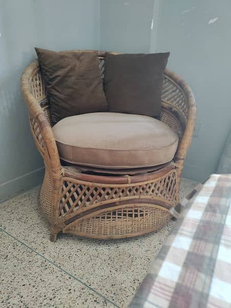 cane sofa set 4