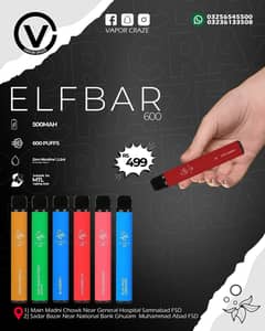 ELFBAR  (BLUEBERRY – WATERMELON – STRAWBERRY ICE – APPLE P