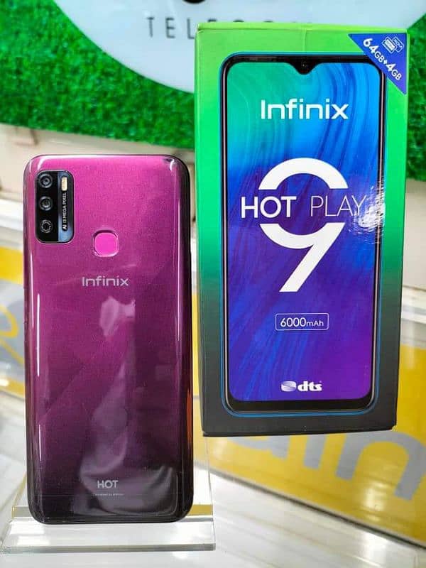 infinix hot 9 play. 4/64 GB 03220889193 My WhatsApp number 0