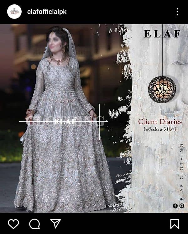 Bridal Dress, Designer Dress by ELAF, Walima Dress, Wedding Gown 7