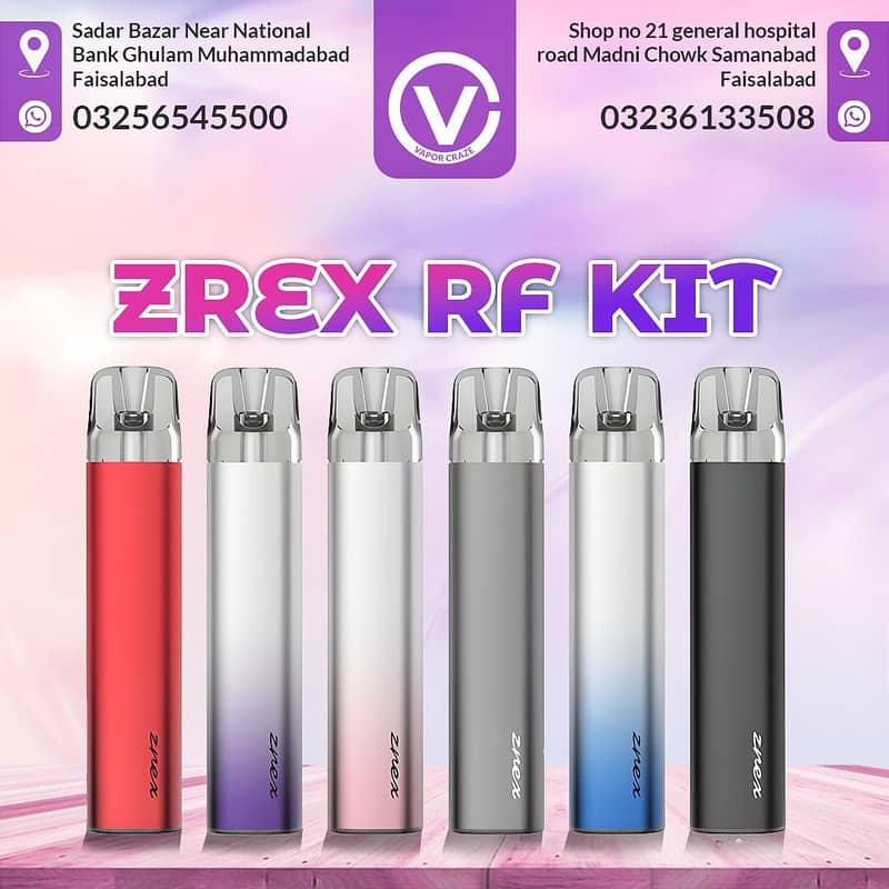 SMOK Zrex RF Pod Vape at best price in Pakistan 0