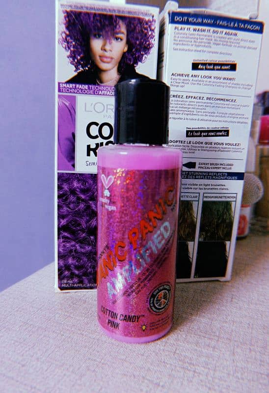 temporary hair colours cola rista(loreal) 4