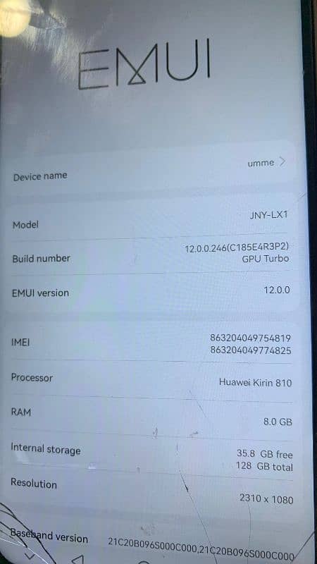 Huawei nova i7 for sale in good condition 10/10 3