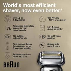 Braun electric shaver series 9 Original