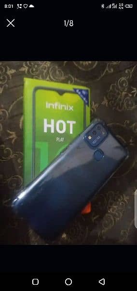 infinix hot10 play 4 64 pta approve all okay no fault 7