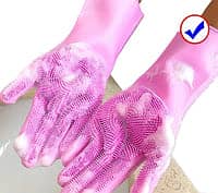 Silicone Multi-purpose Scrubbing Gloves 1