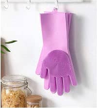 Silicone Multi-purpose Scrubbing Gloves 2