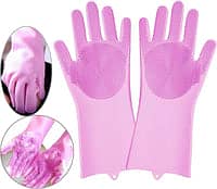 Silicone Multi-purpose Scrubbing Gloves 4