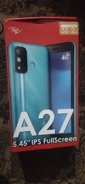 Itel A27 compleye boxx 10 month used 0