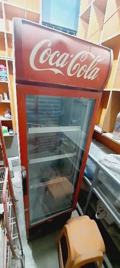 coke old fridge for sale best for small shop and house