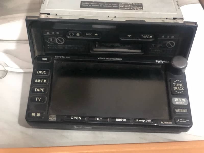 old Toyota LCD Display panel old 2