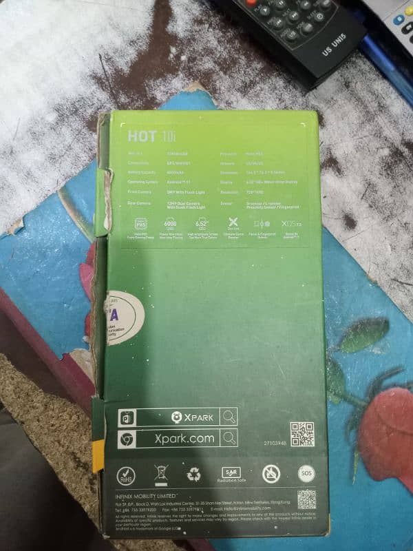 Infinix hot 10i  4/128 6