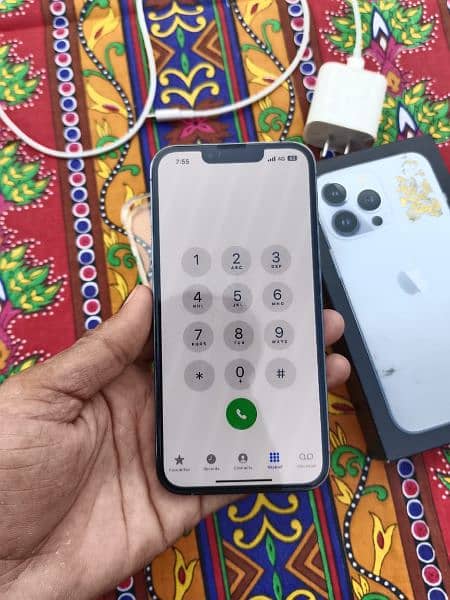 iphone 13pro 128gb PTA approved full accasaries full warranty ma hy 1