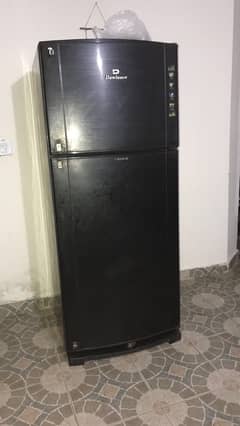 black fridge full size