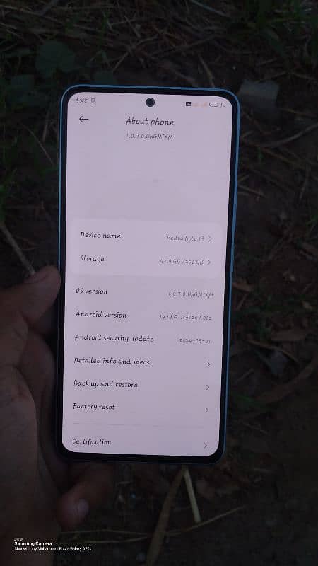 Redmi note 13 . . . 8+8/256 . . . Complete box 7