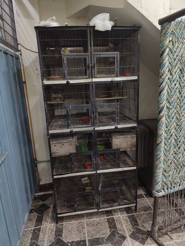 heavy iron cage / birds cage / parrot cage / matel cage for birds 9