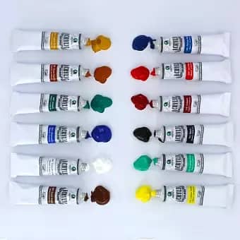 Acrylic Paint Set of 12 Pieces - Vibrant Colors Paint Set 6