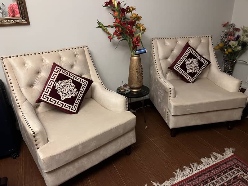 7 Seater Sofa Set with Table set 2