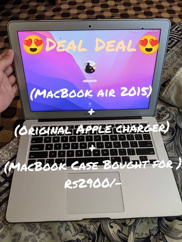 MacBook air 2015 13inch Just like Brand new Condition 0