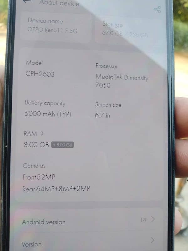 Oppo Reno 11F 5G 6