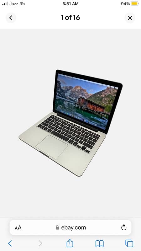 Apple MacBook Pro 2013 | 256GB M2 | 16GB RAM | 2.6GHz Core i7 4