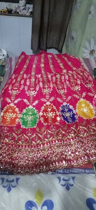 Indian lehenga only one time used 2