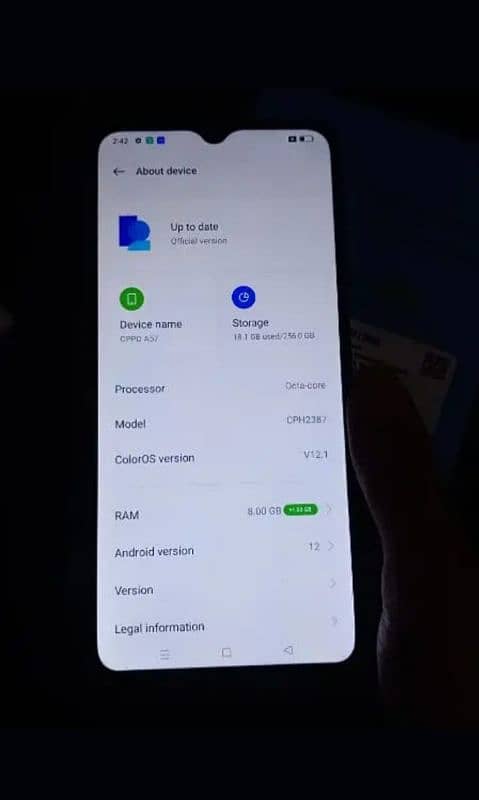 Oppo A57 8/256 GB Exchange possible hy 2