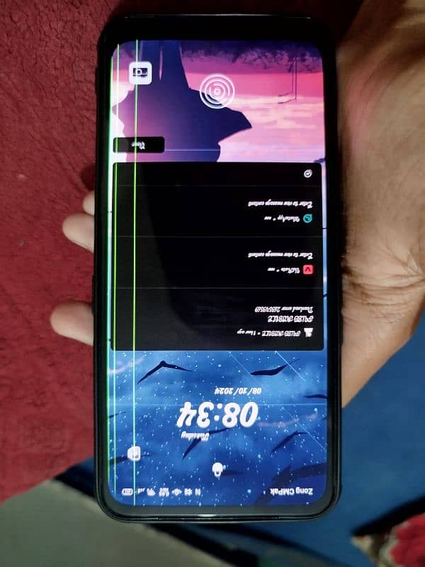 oppoReno2z 8 256 popup camra display fingerprint just line on display 1