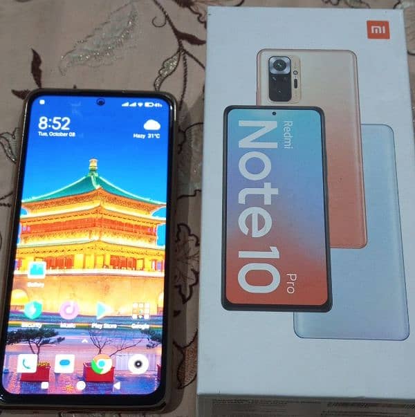 Redmi Note 10 pro 6/128 full Box 5