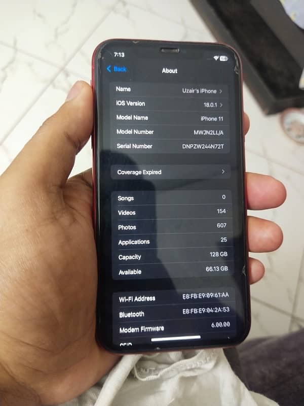 iPhone 11 factory unlock 128GB 8