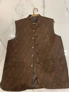 Brown waist coat