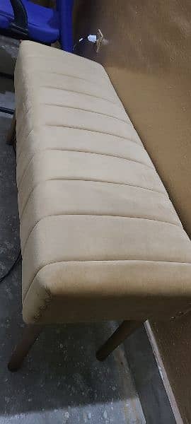 2 seater bench 10,000 in Velvet clothing 1