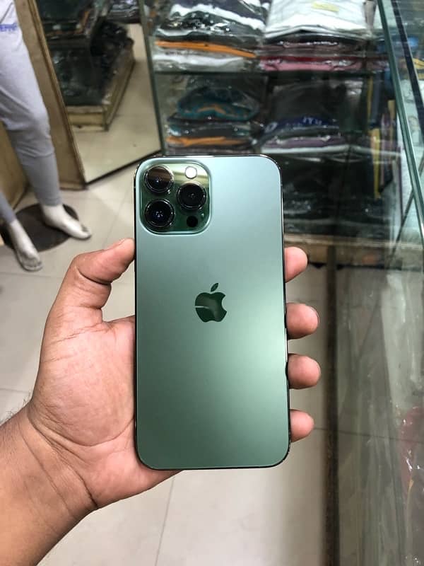 Iphone 13 pro max alpine green JV 1