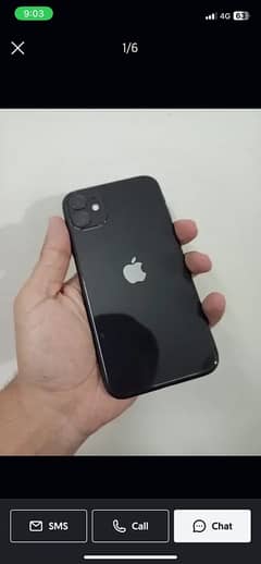 I phone 11 PTA aproved 128 gb  true toon on h water pack faceid wrking