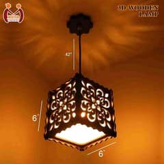 wooden ceiling lamp