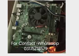 i7 3770\3rd Gen+Motherboard h61 with casing for sale 0