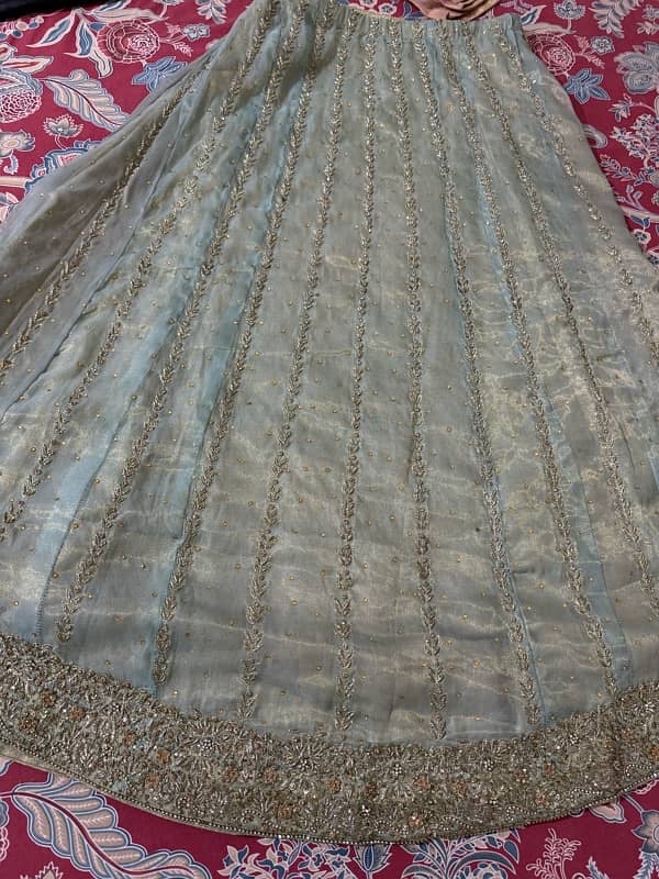 Eastern wedding wear ( Sharara choli dupatta ) 6