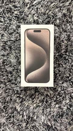 iPhone 15 Pro 256GB Physical Dual Sim PTA Approve Back Glass Crack 0