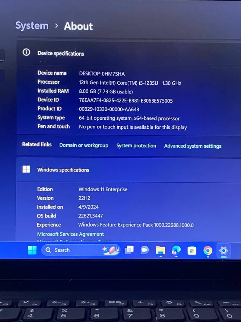 Lenovo v14 G3 core i5 12th Generation 1