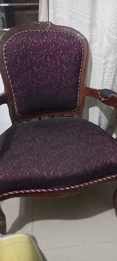 pair of dyar wooden chair available for sale