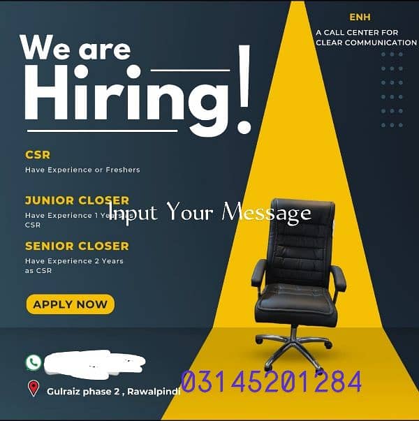 hiring csr as a agent in call center 0