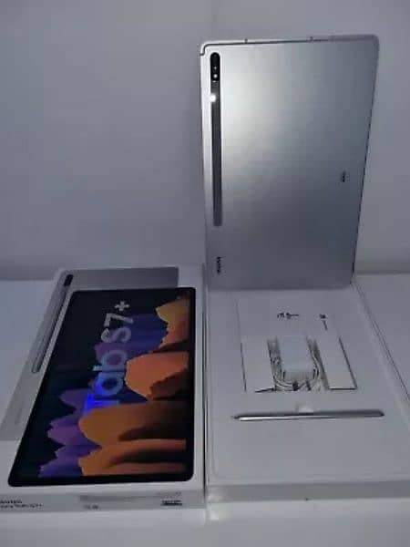 Samsung s7 plus tablet 8/256gb complte box brand new Galaxy tab red a6 0